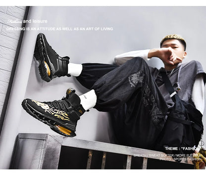 Chaussures homme Baskets Chaussures décontractées pour homme Chaussures de tennis Chaussures de luxe Baskets de course Chaussures respirantes Mocassins tendance Chaussures de course pour homme