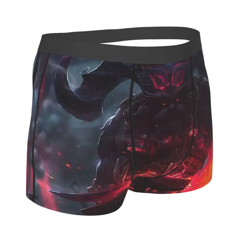 Ornn League of Legends LOL MOBA-spil Underbukser Åndbare trusser Herreundertøj Sexede shorts Boxershorts