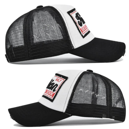 Streetwear Letter Embroidery Mesh Dad Baseball Cap Fashion Snapback Hip Hop Outdoor Y2K Trucker Hats Gorras F2719 for Women Men