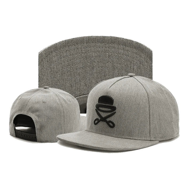 Fashion Scissor Embroidery Cap Men Women Adjustable Hip Hop Baseball Cap For Unisex Adult Outdoor Casual Sun Hat Snapback Hats