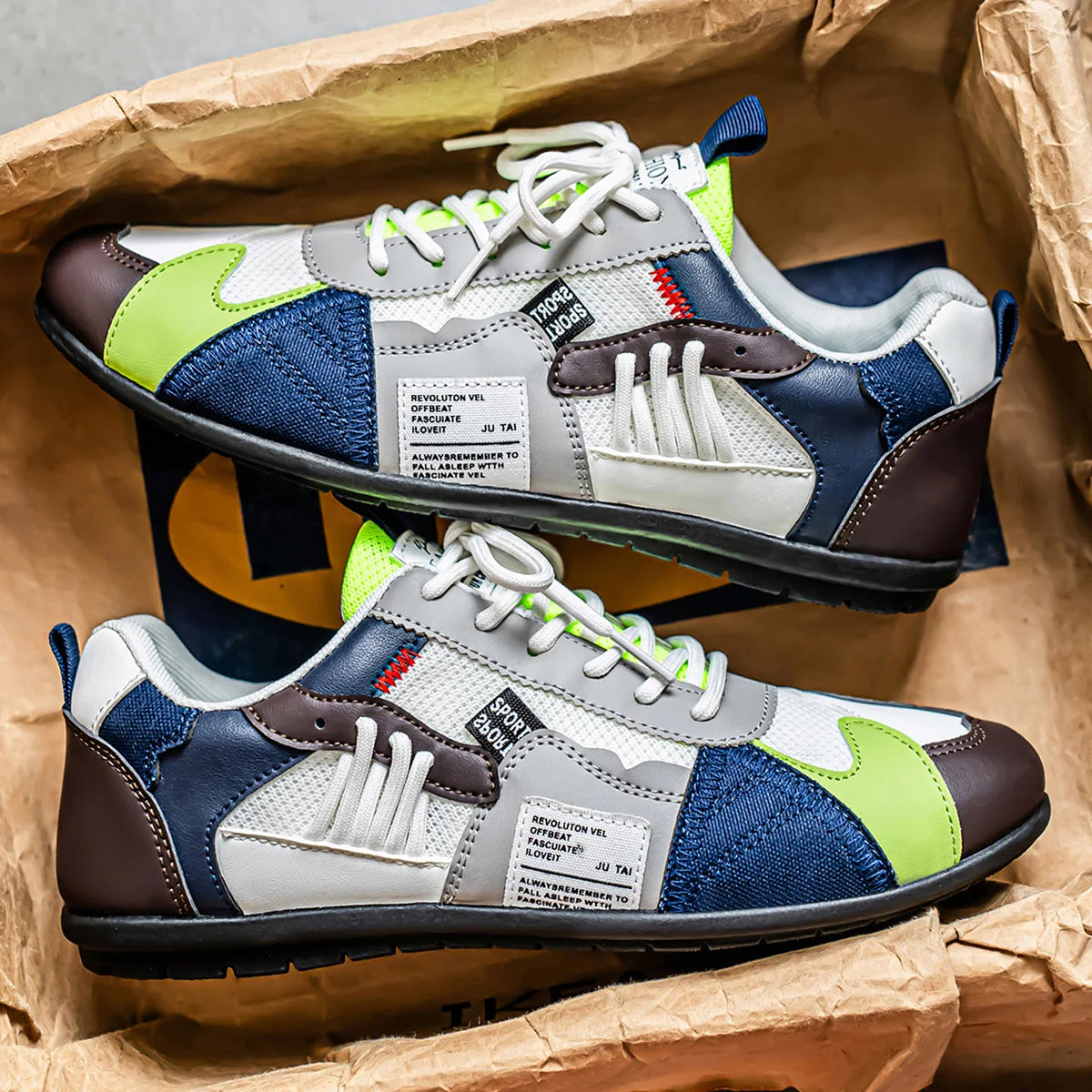 Ανδρικό casual αθλητικό υπαίθριο πεζοπορικό streetwear μόδας, άνετο