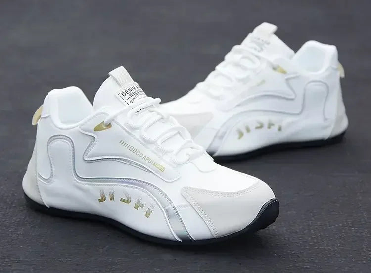 Pánské voděodolné tenisky z PU kůže, ležérní sportovní obuv, lehké, prodyšné, ploché, protiskluzové tenisky, Zapatillas Hombre