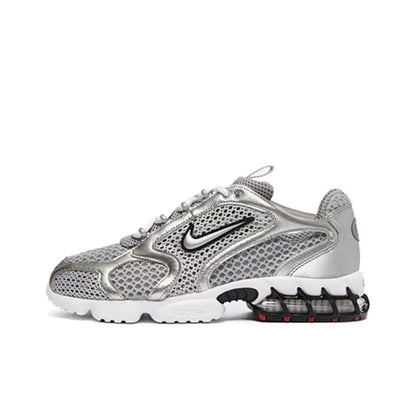 Nike Air Zoom Spiridon Cage 2 Unisex Χαμηλά Casual Παπούτσια Αθλητικής Ένδυσης Ανθεκτικά στη Φθορά Γκρι Κόκκινα Lifestyle Υποδήματα CJ1288-600