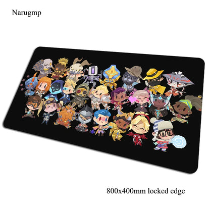 overwatch padmouse 80x40cm gaming mousepad game Halloween Gift large mouse pad gamer computer desk big mat notbook mousemat pc