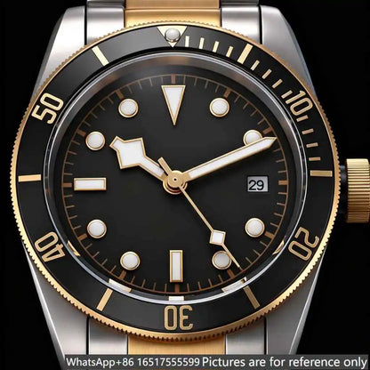 40mm luxury men's watch, made of 904L steel, automatic movement--t
