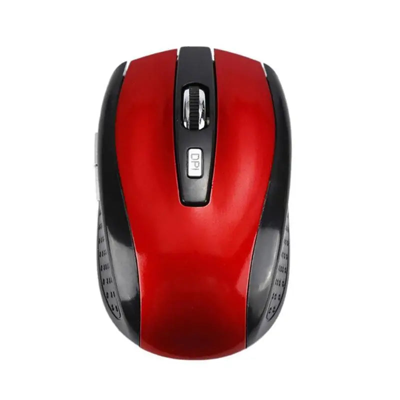 Ratón inalámbrico óptico 2.4GHz con receptor USB para gaming, 6 botones, para ordenador PC, portátil y accesorios