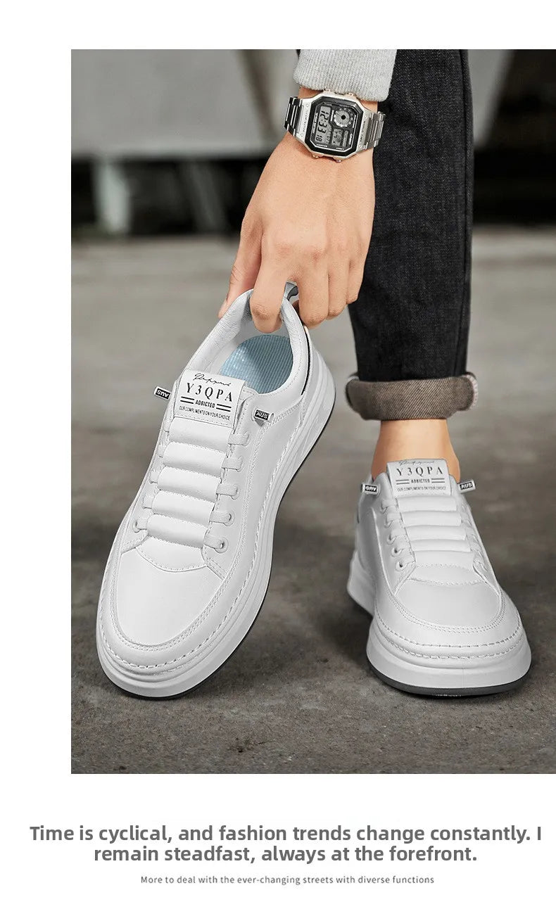 Męskie letnie modne casualowe buty do prowadzenia samochodu, sportowe wsuwane mokasyny, uniwersalne, wygodne, oddychające, odporne na zużycie, skórzane -..