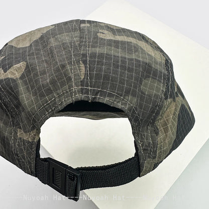Unisex CAMO hurtigtørrende baseballkasketter med bogstavbroderi, solskærm, farveblokke, åndbare, personlige kasketter med skygge, alsidige ind