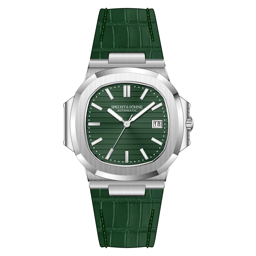 Relógio Masculino Specht&Sohne 2025 New Classic de Luxo Automático em Aço Inoxidável com Safira 8215, Relógio de Pulso Mecânico