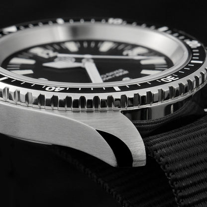 Reloj de lujo Watchdives WD1980 V3 con movimiento de cuarzo VH31 de segundero fluido, cristal de zafiro con revestimiento AR, resistencia al agua 10Bar, reloj para hombre