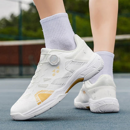 Badminton Shoes Men Training Sports Shoes Indoor and Ooutdoor Anti Slip Wear-resistant Mesh Breathable Table Tennis Tennis Shoes