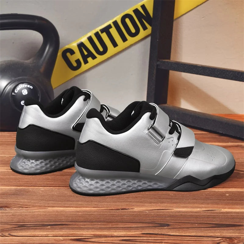 Weightlifting Shoes Professional  Men Women Powerlifting Squat Training Hard Sole Gym Shoes with Stable Heel Non Slip Design