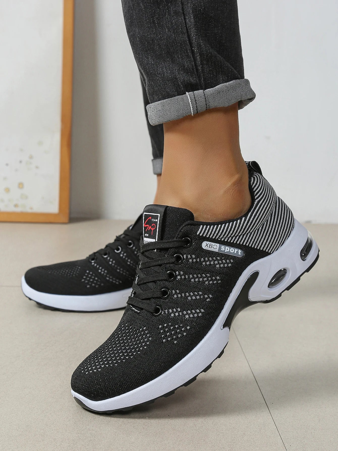 Sapatilhas de Homem Fashion Super Respiráveis com Atacadores para Corrida - Antiderrapantes, duradouras e com conforto almofadado - Sapatilhas de Moda para Homem