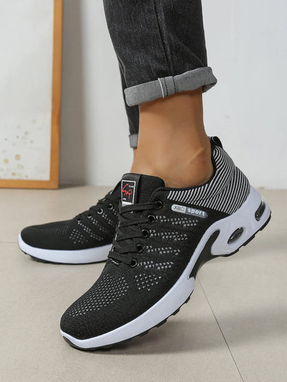 Sapatilhas de Homem Fashion Super Respiráveis com Atacadores para Corrida - Antiderrapantes, duradouras e com conforto almofadado - Sapatilhas de Moda para Homem