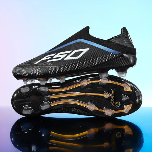 New High Quality Men's Football Shoes Anti-Slip Soccer Cleats Breathable Training Sneakers Durable Wear Resistant Outdoor