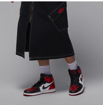 Ténis de basquetebol clássicos de cano alto para mulher Nike JORDAN genuínos FD2596-602