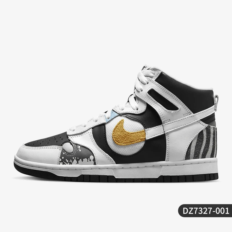 Ténis de basquetebol desportivos almofadados Nike Dunk High LX para mulher, genuínos, DZ7327-001