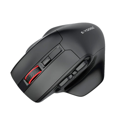E-YOOSO 2.4G vezeték nélküli egér PAW3212 4800 DPI ergonomikus egér, gamer egér, irodai egér notebookhoz, PC-hez, laptophoz és MacBookhoz