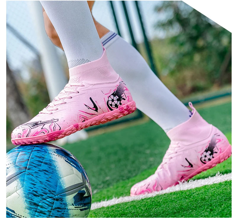 Novas Chuteiras de Futebol Profissionais para Homem, Antiderrapantes, Unissexo, Respiráveis, para Futsal e Desporto, Ultraleves, Drop Shipping