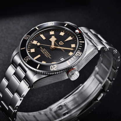 PAGANI DESIGN BB58 Steel Men's Mechanical Wrist Watches Luxury Automatic Watch For Men AR Sapphire Mirror Sport Waterproof Watch