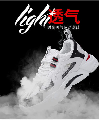 Nuevos zapatos casuales para hombre, para actividades al aire libre; zapatillas deportivas a la moda, ligeras, cómodas y transpirables.