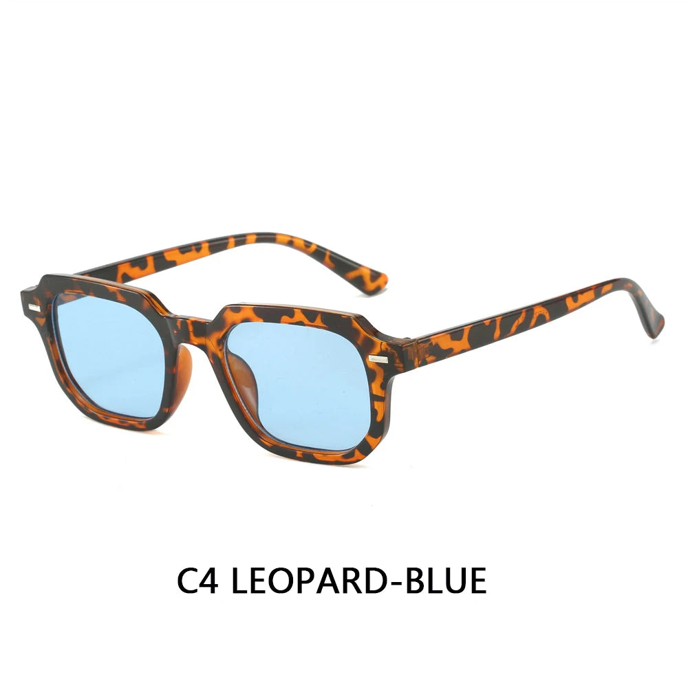 Men's Small Frame Sunglasses Can Customized Prescription Glasses Casual Blue Sunglasses For Travel And Driving