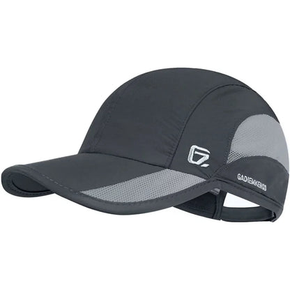 GADIEMKENSD Unisex Quick Dry Sports Cap - Running, Hiking, Golf - Sun Protective Outdoor Cap (Gorra Running, Boné Corrida）