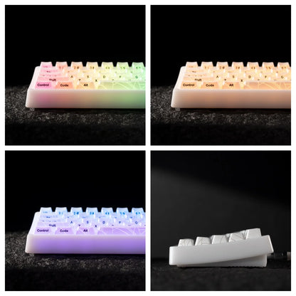 Teclado XVX Spider Web M67 JadeStone con teclas IMD-Tech, conexión trimodo y retroiluminación RGB personalizada 60%