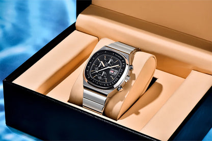 PAGANI DESIGN New 40mm Men‘s Quartz Watches Japan Miyota Movement Sapphire Stainless Waterproof Luminous reloj hombre PD1819