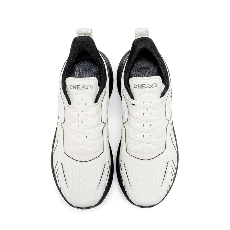 Zapatillas de running ONEMIX New Cushioning para hombre, aptas para corredores pesados, deportivas con cordones para mujer, antideslizantes, de exterior, deportivas para hombre