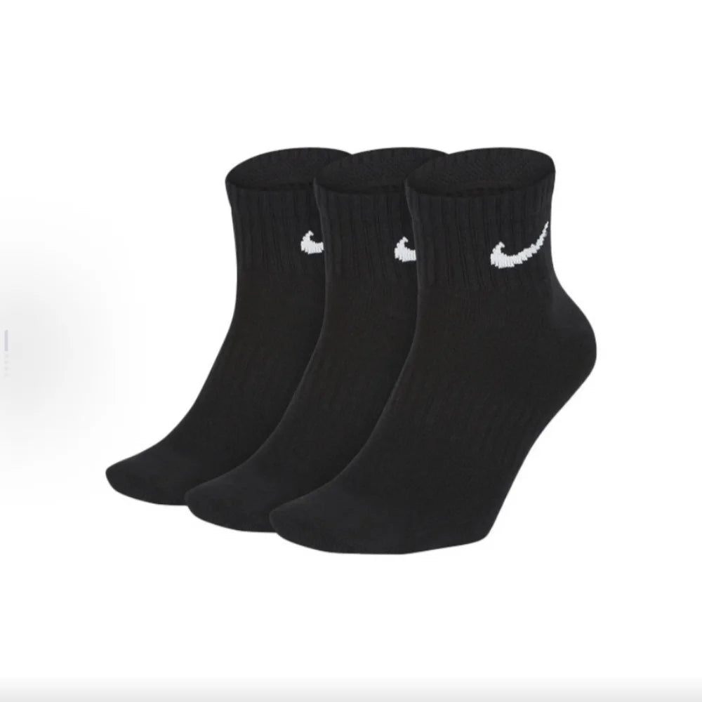 Nike Logo Athletic High-Top-sokker Træningssokker til midt på læggen Unisex-stil Kombinationspakke Hvid SX7676-100