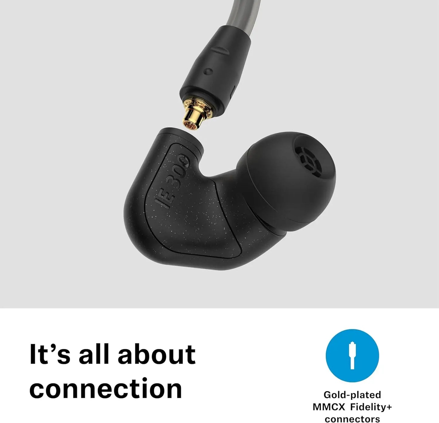Sennheiser Wired In-Ear Earphones HiFi TrueResponse Dynamic Driver Detachable Cable Noise Isolating Studio Monitoring Hot Sale