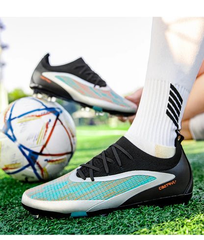 Scarpe da calcio TF da uomo, sneakers professionali per calcetto e futsal, scarpe da soccer casual da uomo di alta qualità per allenamento