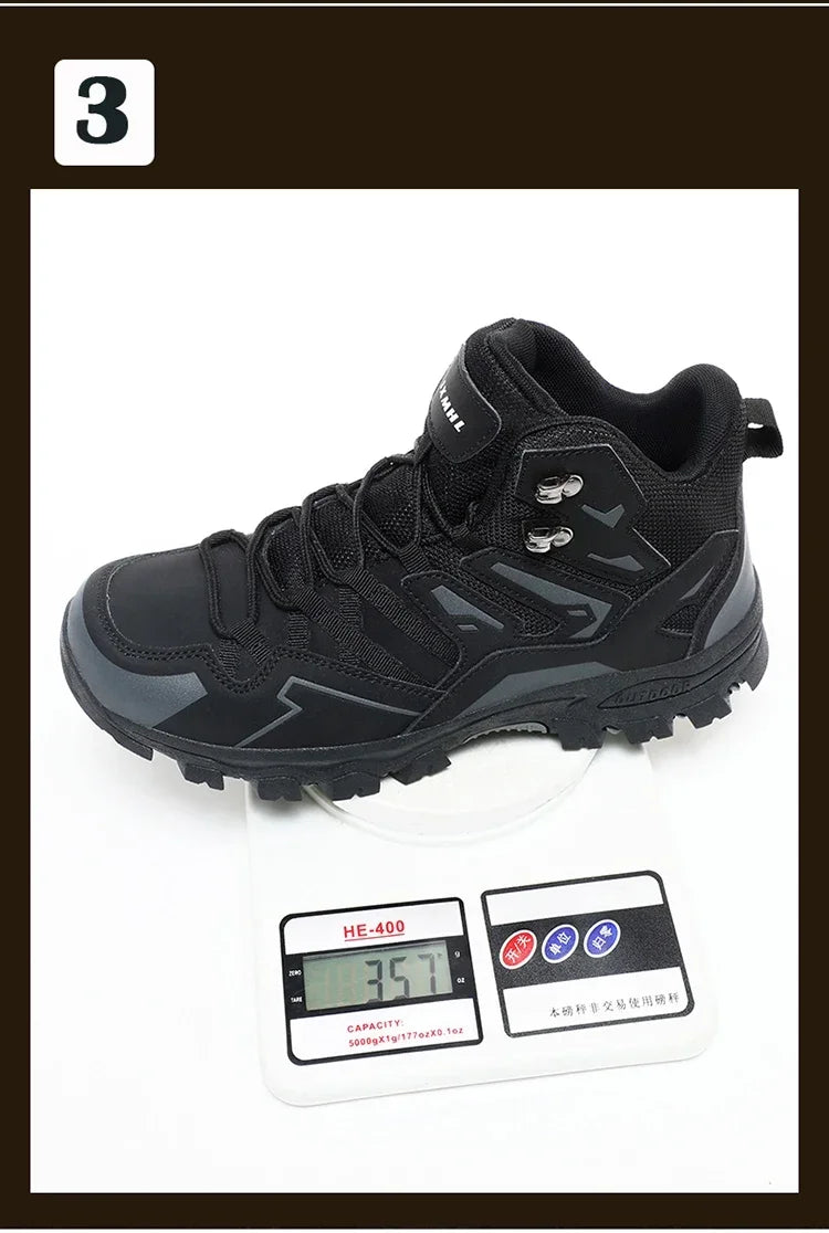 Chaussures de randonnée unisexes imperméables pour hommes et femmes, chaussures d'escalade respirantes et confortables pour l'extérieur, 2024