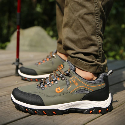 Men's leather casual shoes, sneakers for men, spring, autumn, winter shoes, lightweight tennis walking shoes for men
