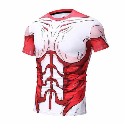 2026 Summer Dragon Ball Short-sleeved T-shirt for Men Cosplaying As Goku Anime, Half-sleeved T-shirt Breathable Casual Y2k