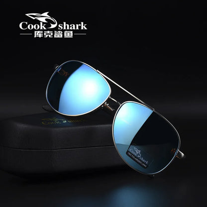 Cook polarizer color-changing sunglasses male driver fishing sunglasses day and night driving special glasses tide