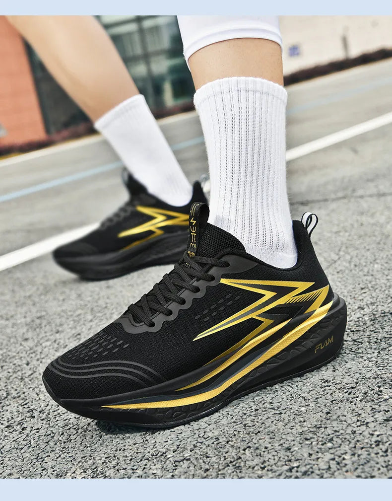 Sports Running Shoes Specialty Marathon Men Breathable Lightweight Carbon Board Women's Comfortable Athletic Nonskid Sneakers