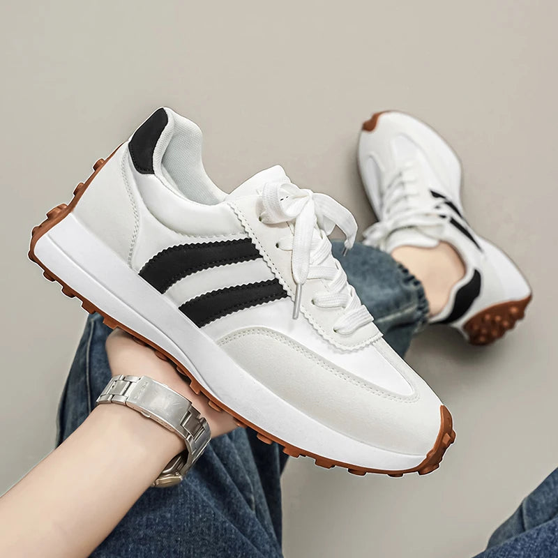 PARZIVAL Chaussures Décontractées Homme Baskets de Sport Mode Plateforme Chaussures de Course Homme Sneakers Zapatillas Deportivas Hombre