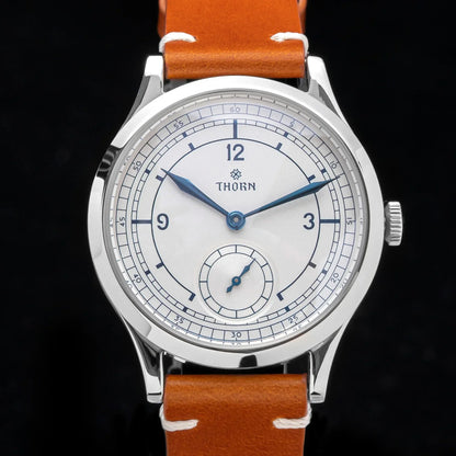THORN T001 Quartz Watch 316L Stainless Steel Sapphire Crystal Waterproof Grilled Blue Hands Fashion Business Men Women Watch
