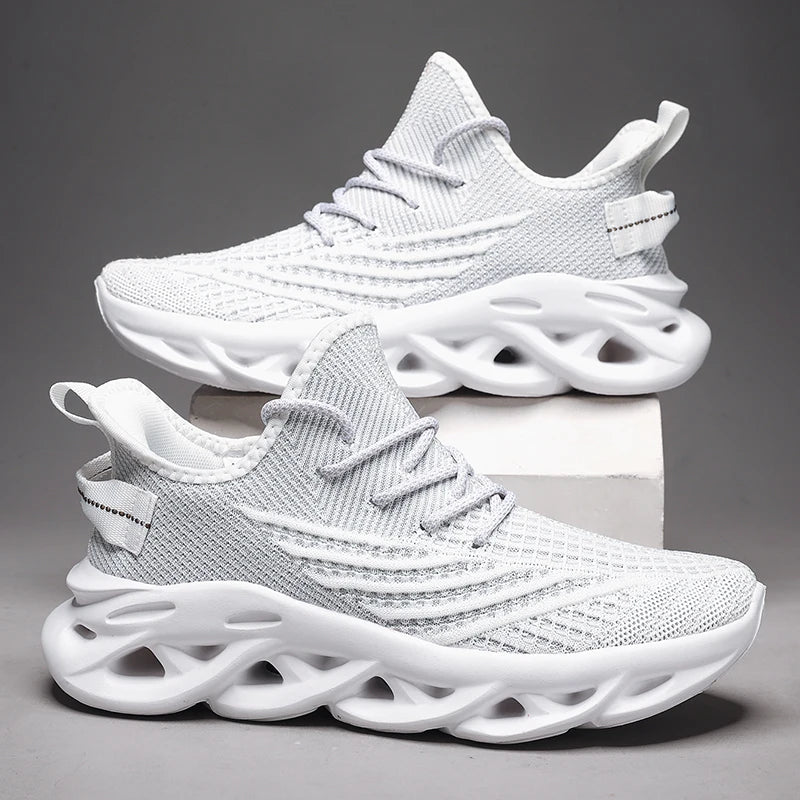 Sneakers da uomo comode e traspiranti in mesh, scarpe da tennis outdoor sportive per running, palestra e jogging, leggere e basse, scarpe da camminata da uomo