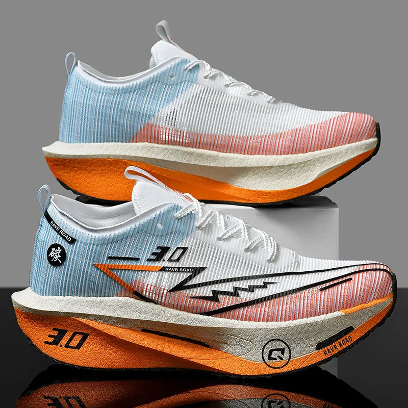 Running Shoes Speciality Men Marathon Sports Carbon Board Breathable Ultralight Women Comfy Athletic Cushion Stability Sneakers