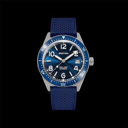 SEESTERN Diver Men Watch Automatic Mechanical Wristwatches NH35 Movement Ceramic Bezel 20Bar Waterproof Sapphire Luminou S434-2