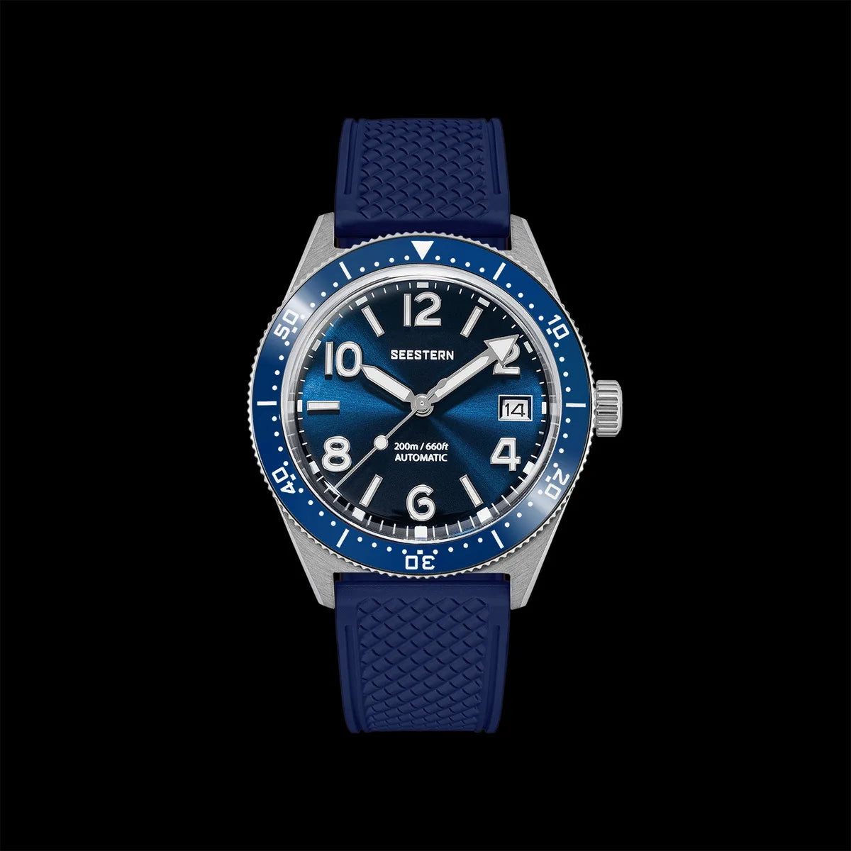Sugess Diving Watch for Men Automatic Mechanical Wristwatches 20ATM Waterproof Sapphire NH35A Movement BGW9 Luminous New S434-2