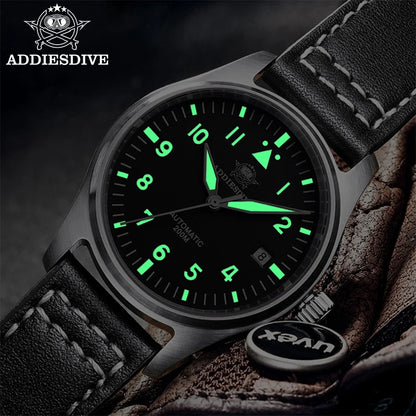 ADDIESDIVE Watches For Men C3 Super Luminous 200m Waterproof Japan 8215 316L Stainless Automatic Mechanical Watch