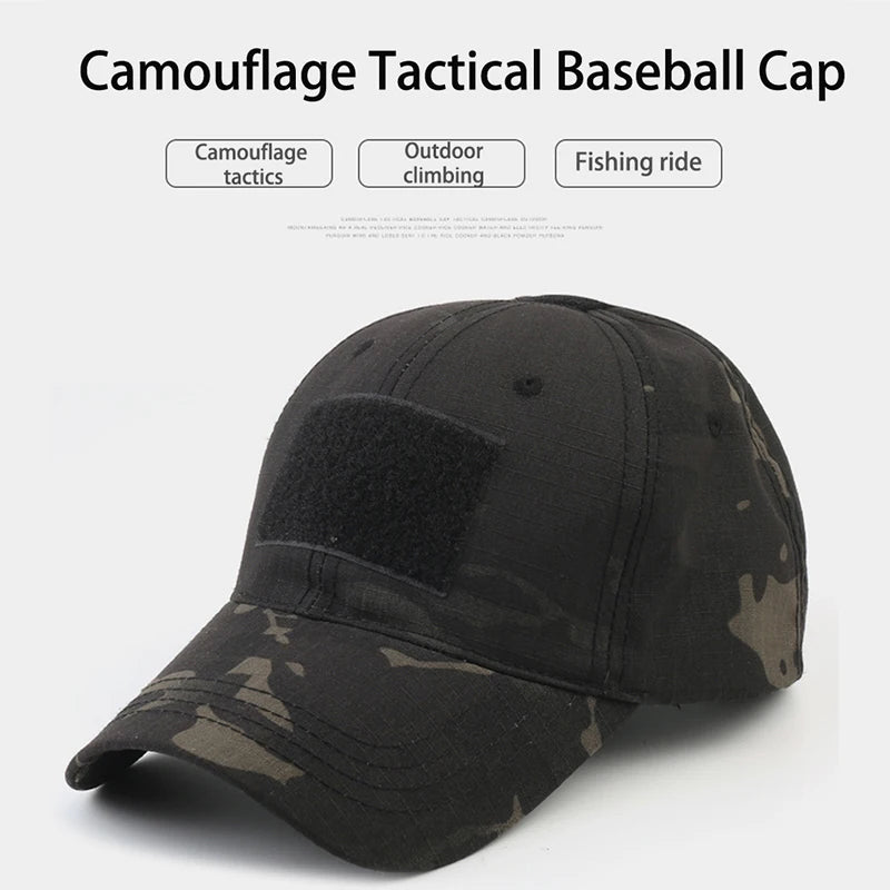 Fashion Baseball Caps for Men Women Camouflage Soldier Combat Paintball Adjustable Summer Hiking Fishing Snapback Sun Hat Unisex