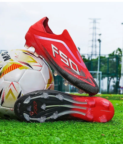 New Men's Football Boots Non-Slip Boys Outdoor Hot-Selling Soccer Shoes Grass Match Sneakers High-Quality Cleats High-Top Lightweight