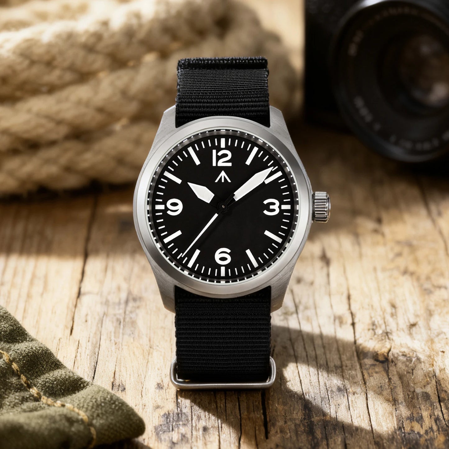 Militado ML08 Quartz Watch Ronda 515/VH31 Movement Domed Sapphire Wristwatch BGW9 Luminous 10Bar Waterproof 38mm Vintage Watches