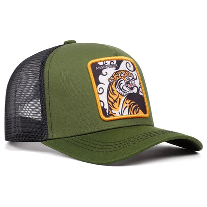 New High Quality Outdoor Sport Black Panther Baseball Cap Spring And Summer Embroidered Adjustable Unisex Hip Hop Dad Mesh Hat
