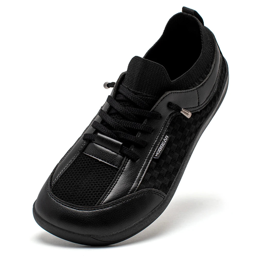 HOBIBEAR Men Barefoot Shoes Women Slip-On Wide Toe Walking Sneakers | Zero Drop Sole | Lightweight Breathable Minimalist Shoes